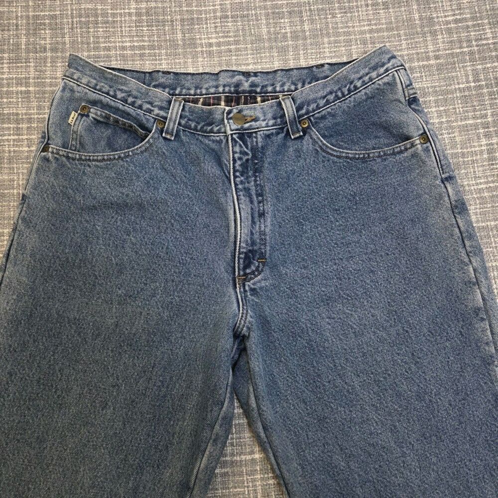 LL Bean Flannel Lined Jeans Men's 36x30 (Actual 34.5x29) Classic Fit Straight